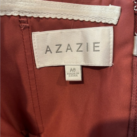 Azazie Bridesmaid Dress - Azazie Verde in Desert Rose - Picture 3 of 4